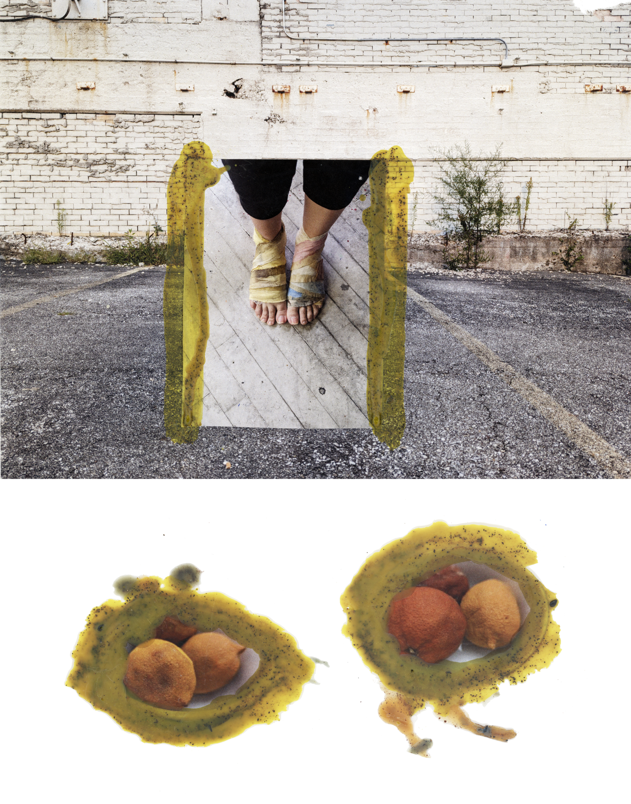 citrus bowls and concrete